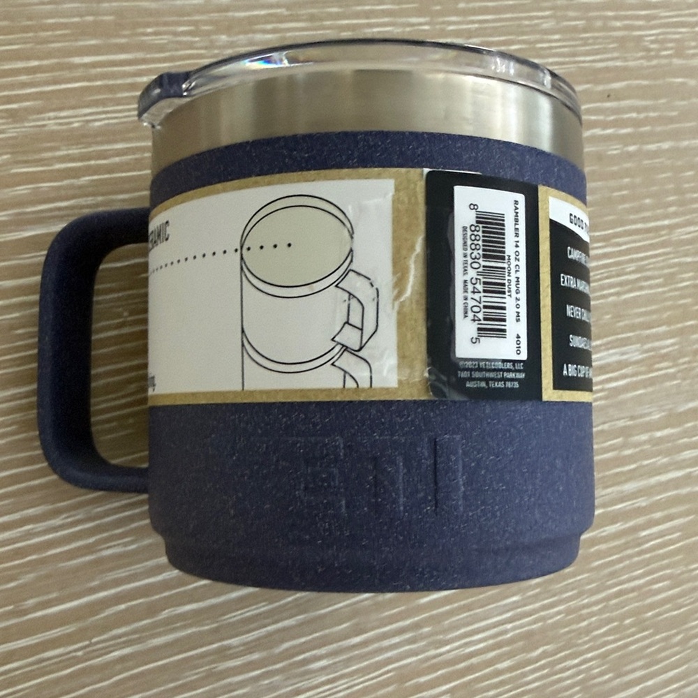 YETI Rambler 14 oz Stackable Mug Moon Dust Textured STACKABLE MUG CERAMIC LINING - Picture 15 of 16
